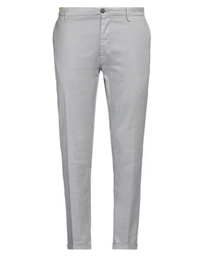 Re-hash Re_hash Man Pants Light Grey Size 40 Linen, Cotton, Elastane