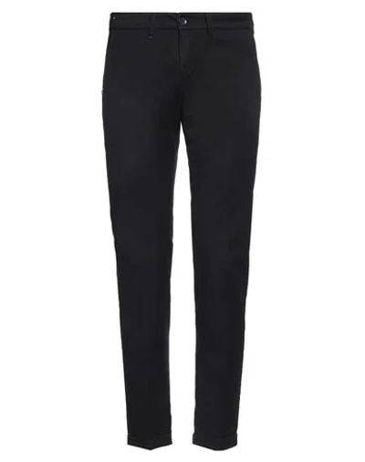 RE-HASH RE_HASH MAN PANTS MIDNIGHT BLUE SIZE 32 COTTON, ELASTANE