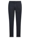 Re-hash Re_hash Man Pants Midnight Blue Size 35 Cotton, Lyocell, Elastane In Black