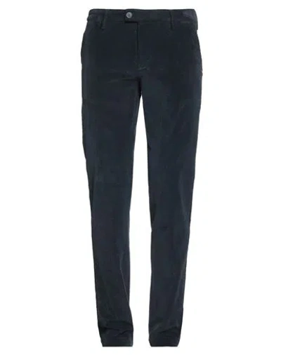 RE-HASH RE_HASH MAN PANTS MIDNIGHT BLUE SIZE 42 COTTON, ELASTANE