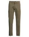 Re-hash Re_hash Man Pants Military Green Size 31 Tencel Modal, Cotton, Elastane In Neutral