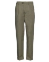 Re-hash Re_hash Man Pants Military Green Size 33 Lyocell, Cotton, Elastane