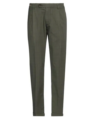 Re-hash Re_hash Man Pants Military Green Size 33 Cotton, Polyester, Elastane