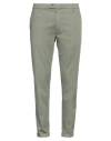 Re-hash Re_hash Man Pants Sage Green Size 32 Cotton, Linen, Elastane In Green
