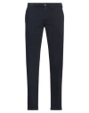 Re-hash Re_hash Man Pants Navy Size 29 Cotton, Elastane In Navy Blue