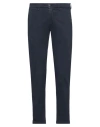 Re-hash Re_hash Man Pants Navy Size 31 Cotton, Lyocell, Elastane In Navy Blue