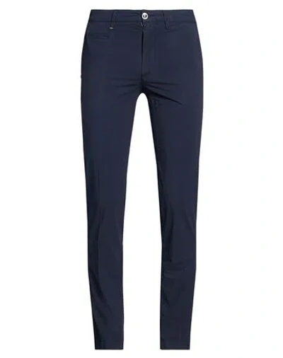 Re-hash Re_hash Man Pants Navy Size 32 Cotton, Elastane In Blue