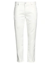 Re-hash Re_hash Man Pants Off White Size 31 Cotton, Elastane