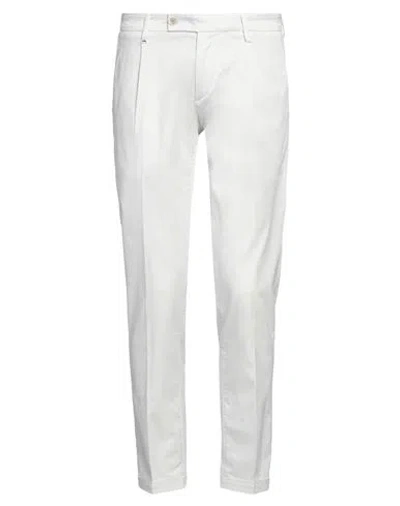 Re-hash Re_hash Man Pants Off White Size 34 Cotton, Elastane