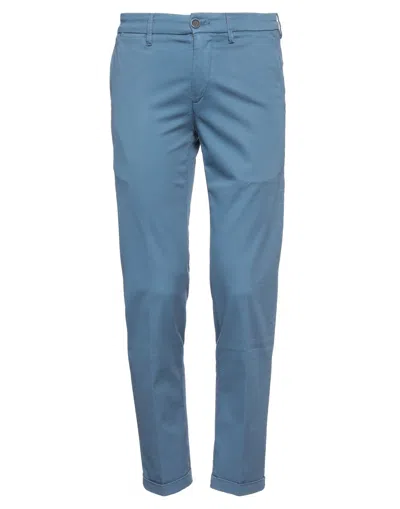 Re-hash Re_hash Man Pants Pastel Blue Size 31 Cotton, Lyocell, Elastane In White