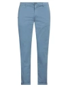 Re-hash Re_hash Man Pants Pastel Blue Size 31 Cotton, Elastane
