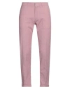 Re-hash Re_hash Man Pants Red Size 35 Cotton, Polyester, Elastane