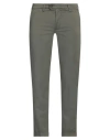 Re-hash Re_hash Man Pants Sage Green Size 31 Cotton, Lyocell, Elastane In Sage Green