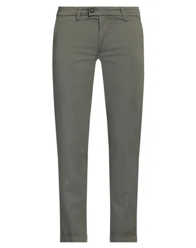 RE-HASH RE_HASH MAN PANTS SAGE GREEN SIZE 32 COTTON, LYOCELL, ELASTANE