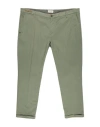 Re-hash Re_hash Man Pants Sage Green Size 46 Cotton, Elastane In Gray