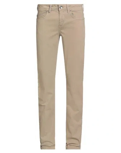 Re-hash Re_hash Man Pants Sand Size 30 Cotton, Elastane