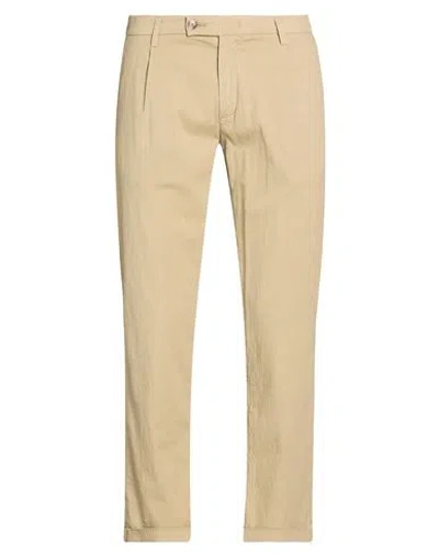 Re-hash Re_hash Man Pants Sand Size 35 Cotton, Polyester, Elastane In Neutral