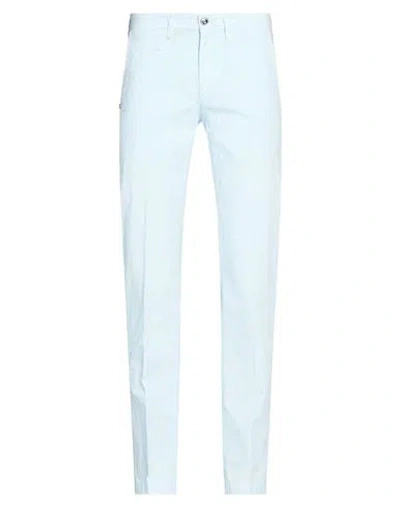 Re-hash Re_hash Man Pants Sky Blue Size 30 Cotton, Elastane