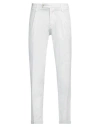 Re-hash Re_hash Man Pants Sky Blue Size 33 Cotton, Elastane In Blue