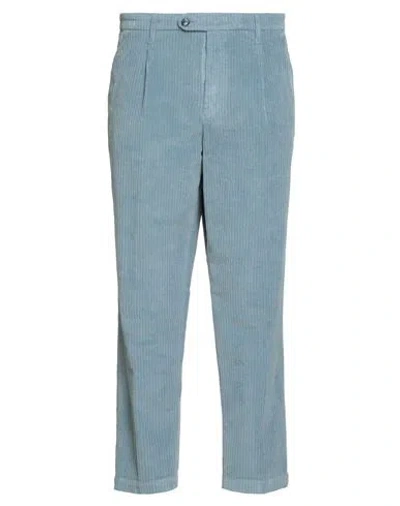 Re-hash Re_hash Man Pants Sky Blue Size 34 Cotton, Elastane