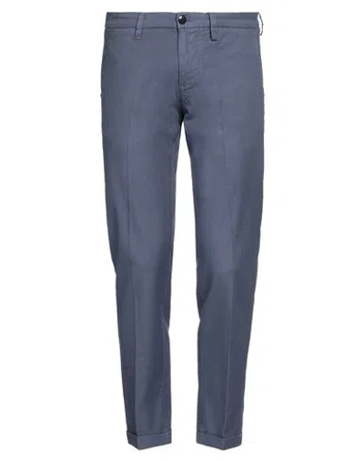 Re-hash Re_hash Man Pants Slate Blue Size 32 Cotton, Elastane