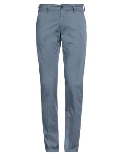 Re-hash Re_hash Man Pants Slate Blue Size 33 Cotton, Elastane