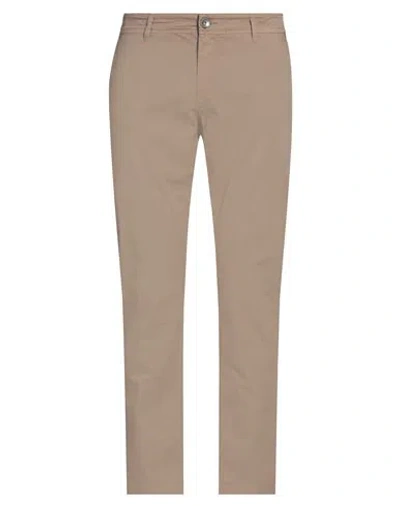 Re-hash Re_hash Man Pants Taupe Size 36 Cotton, Elastane In Grey