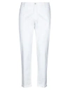 Re-hash Re_hash Man Pants White Size 29 Cotton, Elastane In White