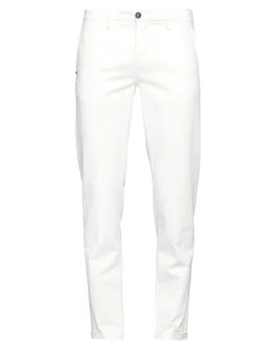 Re-hash Re_hash Man Pants White Size 31 Cotton, Lyocell, Elastane