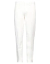 Re-hash Re_hash Man Pants White Size 33 Cotton, Modal, Elastane