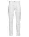 Re-hash Re_hash Man Pants White Size 35 Pima Cotton, Elastane In White