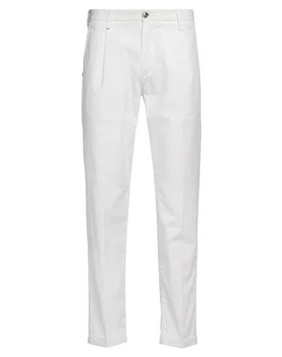 Re-hash Re_hash Man Pants White Size 35 Pima Cotton, Elastane