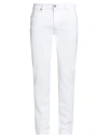 Re-hash Re_hash Man Pants White Size 36 Cotton, Elastane In White
