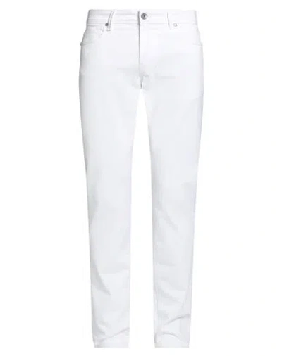 Re-hash Re_hash Man Pants White Size 36 Cotton, Elastane
