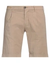 Re-hash Re_hash Man Shorts & Bermuda Shorts Khaki Size 35 Cotton, Polyester, Elastane In Beige