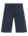 Re-hash Re_hash Man Shorts & Bermuda Shorts Navy Size 30 Cotton In Navy