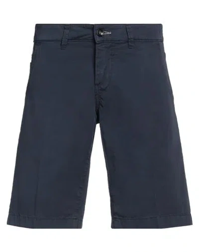 Re-hash Re_hash Man Shorts & Bermuda Shorts Navy Size 30 Cotton