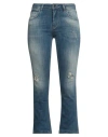 Re-hash Re_hash Woman Jeans Blue Size 25 Cotton, Elastomultiester, Elastane In Blue