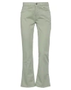Re-hash Re_hash Woman Jeans Sage Green Size 30 Cotton, Elastane