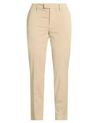Re-hash Re_hash Woman Pants Beige Size 27 Cotton, Lyocell, Elastane In Neutral