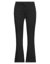 Re-hash Re_hash Woman Pants Black Size 26 Cotton, Elastane
