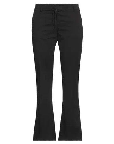 Re-hash Re_hash Woman Pants Black Size 26 Cotton, Elastane