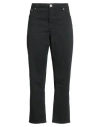 Re-hash Re_hash Woman Pants Black Size 31 Cotton, Lyocell, Elastane