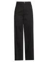 Re-hash Re_hash Woman Pants Black Size 32 Cotton, Elastane