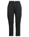 Re-hash Re_hash Woman Pants Black Size 32 Cotton, Lyocell, Elastane In Black