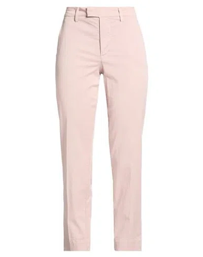 Re-hash Re_hash Woman Pants Blush Size 28 Cotton, Lyocell, Elastane In Pink