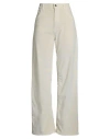 Re-hash Re_hash Woman Pants Cream Size 32 Cotton, Lycra, Elastane In White