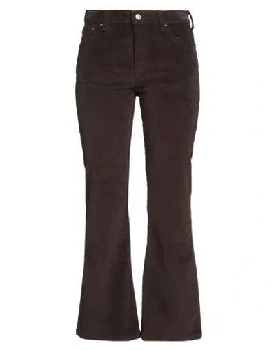 Re-hash Re_hash Woman Pants Dark Brown Size 26 Cotton, Elastane
