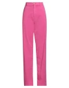 Re-hash Re_hash Woman Pants Fuchsia Size 29 Cotton, Lyocell, Elastane In Pink