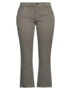 Re-hash Re_hash Woman Pants Grey Size 31 Cotton, Lyocell, Elastane In Grey